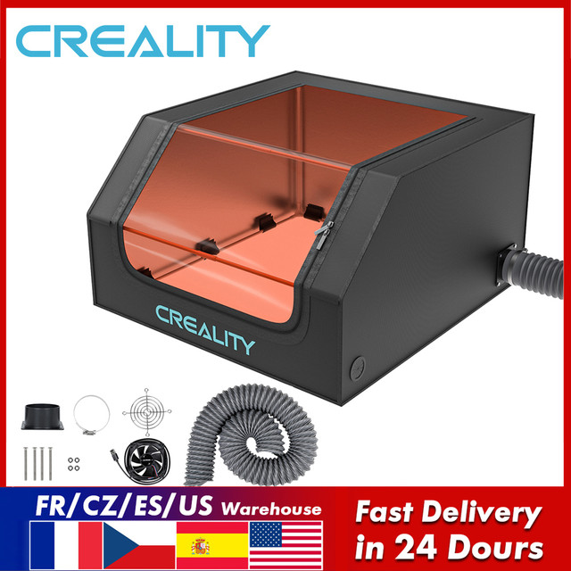 Creality Protective Cover Laser Engraver Enclosure With Eye Protection  Fireproof Dustproof For Most Laser Engraving Machine - 3d Printer Parts &  Accessories - AliExpress